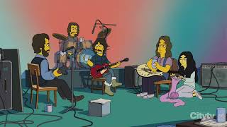 The Simpsons - Peter Jackson&#39;s The Beatles: Get Back reference
