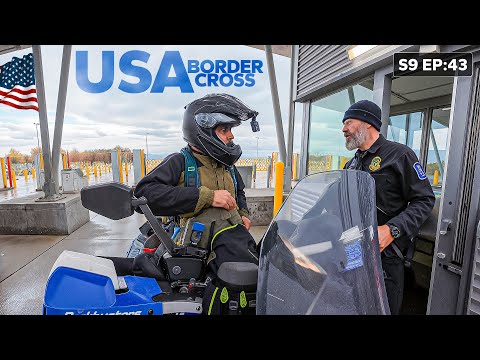 They Asked Me THIS at the US Border 🇺🇸 S9 EP 41 | Pakistan to Americas Motorcycle Tour