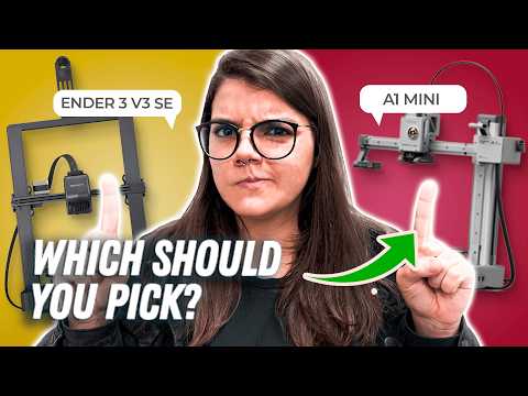 Ender 3 V3 SE vs Bambu Lab A1 Mini: which is the best entry level printer in 2024?