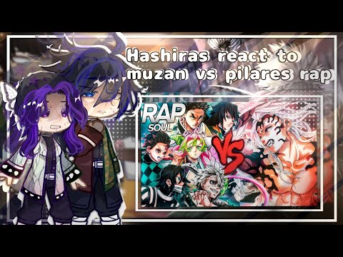 Hashiras react to rap Muzan vs Pilares |SoulRap|🇪🇦/🇺🇲