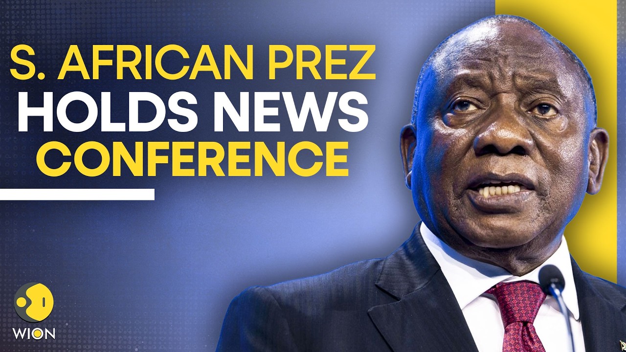 LIVE: South African President Ramaphosa Holds News Conference I BRICS Summit I WION Live