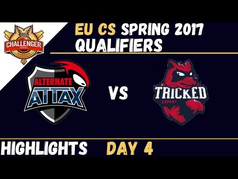 ATN vs TRC | Highlights | EU CS Qualifier 2017 Day 4 | Alternate Attax vs Tricked espor