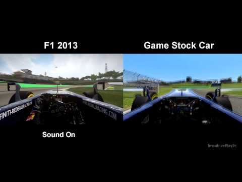 F1 2013 vs Game Stock Car @ Interlagos