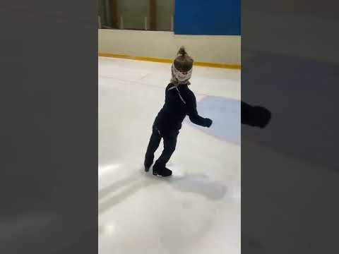 Vova - 5 years old, the first attempts to jump Axel #figureskating #iceskating #skating #skate