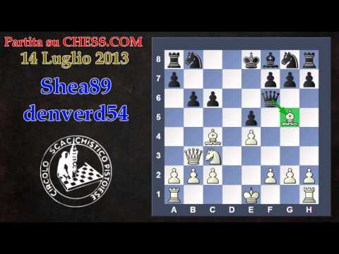 Chess.com - Shea89 vs denverd54 - Difesa Philidor, Una partita alla Morphy - Scacchi LIVE