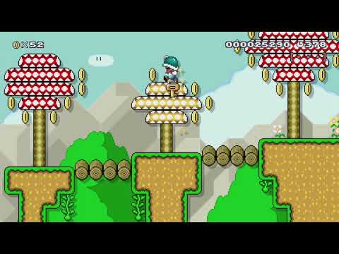 Breaking Bridges for heidimario by Atlas - Super Mario Maker - No Commentary 1bn