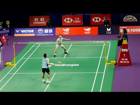 【60FPS】Lee Zii Jia vs Chou Tien Chen | Sudirman Cup 2023