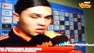 Quintero insulta a james