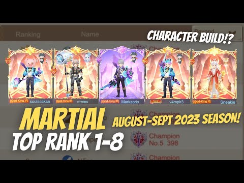 Top Rank 1-8 on Martial (August - September 2023) Review!! - Cloud Song