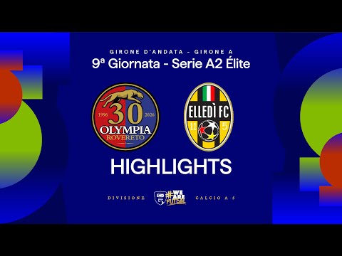 Dolomiti Energia Rovereto-Elledì 2-5 | Goals and highlights | Matchday 9 | Serie A2 Elite 2025/26...