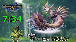 [MHR ] tatsuffy 泡狐龍 7分34秒