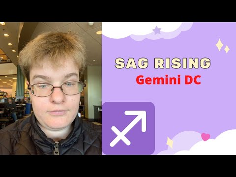 SAGITTARIUS RISING ♐️+ GEMINI DESCENDANT♊️