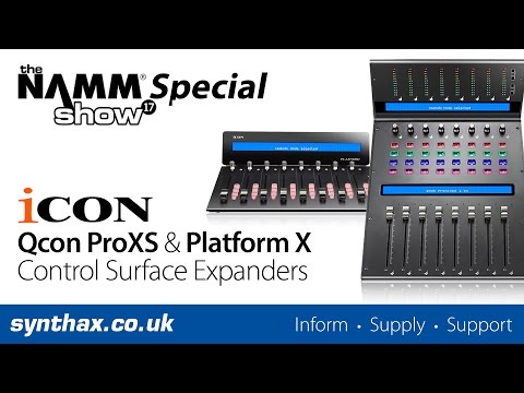 NAMM 2017 - Icon Qcon Pro XS & Platform X Control Surface Extender