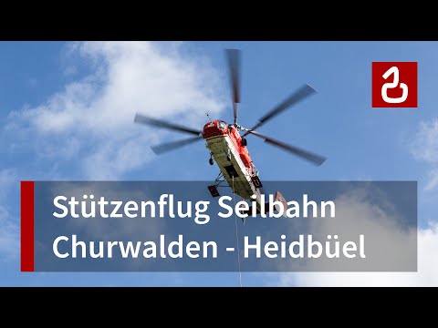 Stützenflug Kabinenbahn Churwalden - Alp Stätz (Lenzerheide)