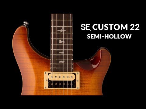 PRS SE Custom 22 Semi-Hollow  - Santana Yellow image 8