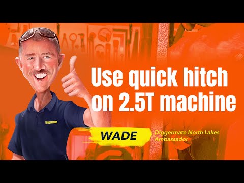 How to Use Quick Hitch on 2.5T Machine