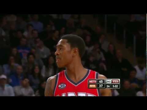 NJ Nets Marshon Brooks Insane 4-Point Play, 3-Pointer & The Foul @ Knicks (2-20-12)