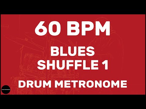Blues Shuffle 1 | Drum Metronome Loop | 60 BPM