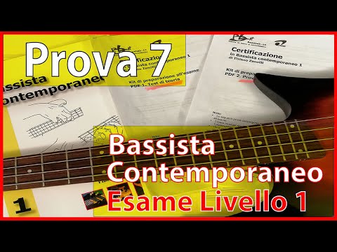 Prova d'esame n.7 Ear training SCALA B - Certificazione Bassista Contemporaneo 1° livello