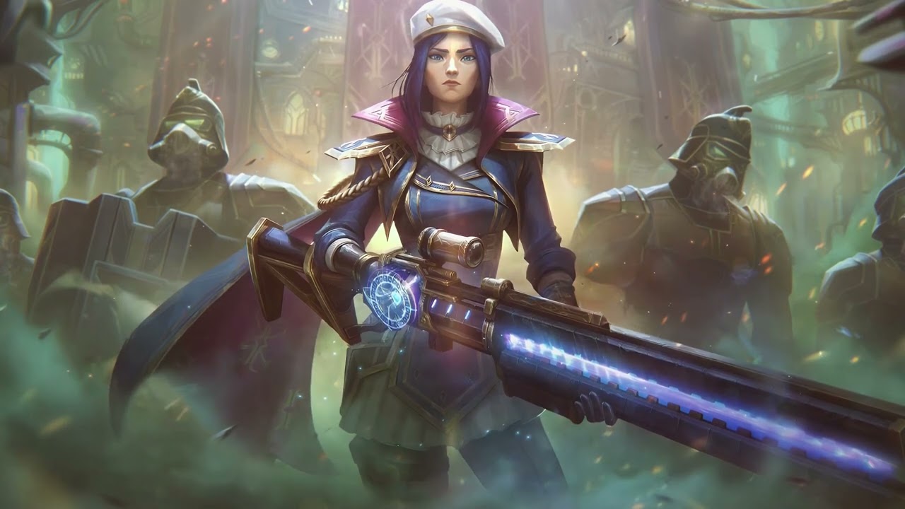 Live wallpaper for pc  Commander caitlyn arcane 3840x2160