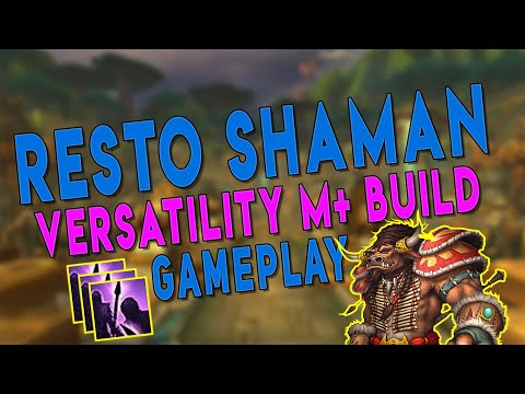 BfA 8.3 RESTO SHAMAN Versatility M+ Build (+40% Vers) | +19 Atal'Dazar Gameplay Test | WoW Patch 8.3