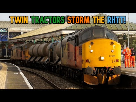 TWIN TRACTORS 37099 and 37254 STORM 3J51 RHTT and associated moves over a few days in October!