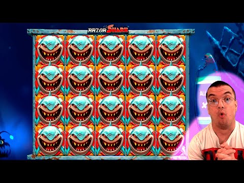 SUPER RECORD MASSIVE WIN! on Razor Shark slot - Casino Slots Big Wins