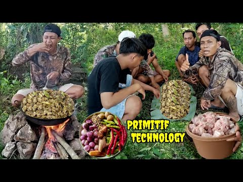 PRIMITIVE TECHNOLOGY || HUNTING IN THE DENSE FOREST, WHERE THE MONITORIA GATHER
