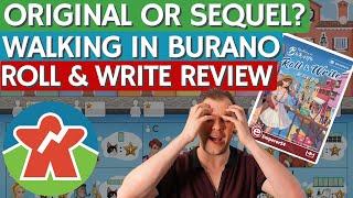 Walking in Burano Roll & Write - Board Game Review - Original vs Sequel?