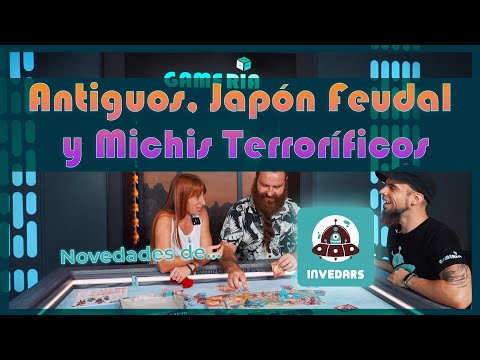 ANTIGUOS, GUERRAS EN JAPÓN FEUDAL Y MICHIS TERRORÍFICOS. ÚLTIMOS JUEGOS DE MESA DE INVEDARS GAMES
