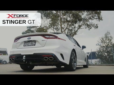 Kia Stinger GT XForce Catback Exhaust