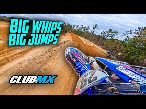 BIG WHIPS On BIG JUMPS At ClubMX - Front Track!