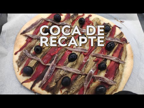 Coca de Recapte Catalana 🥖 | Receta fácil con escalivada y anchoas | Cocina tradicional al horno