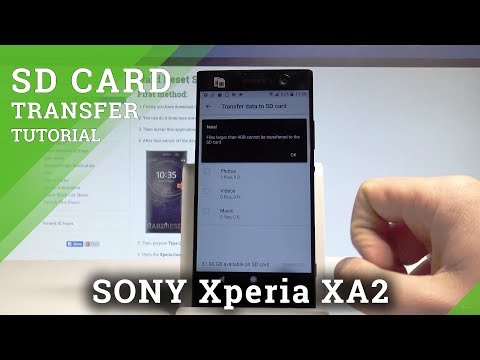 How to Transfer Files to SD Card in SONY Xperia XA2 - Move Data to Portable Storage |HardReset.Info