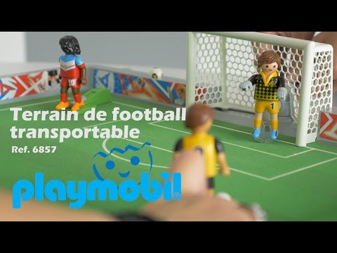 Playmobil Le terrain de football transportable (6857) - Démo en français