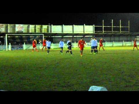 Witham Town 3-1 Harrow Borough.  Ryman Isthmian League Premier Division.  Tue17Feb2015