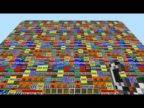 wall of different tnt experiment