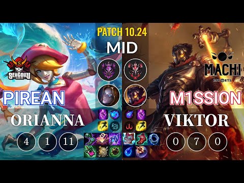 SG Pirean Orianna vs MCX M1ssion Viktor Mid - KR Patch 10.24