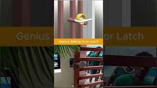Genius Sliding Door Latch - Mind-Blowing Mechanism! 🔓 #DIY #HomeHacks #Innovation #SpaceSaving