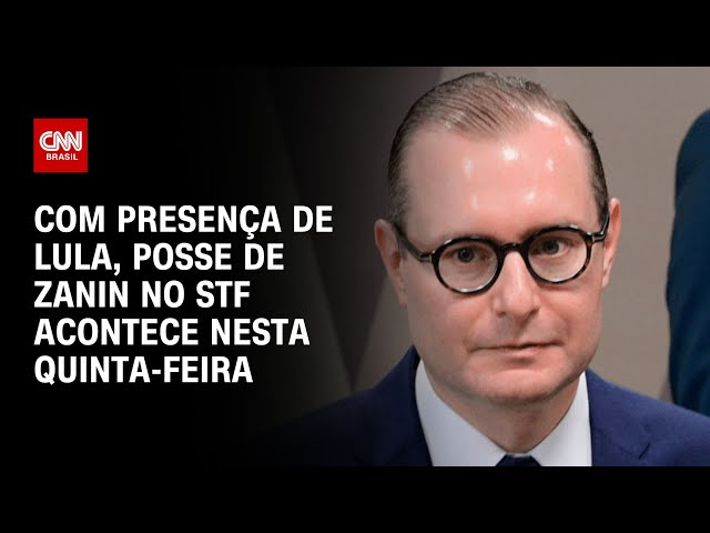 Com presença de Lula, posse de Zanin no STF acontece nesta quinta-feira | CNN NOVO DIA