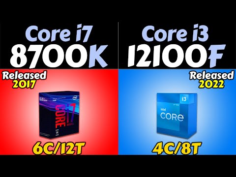 i7-8700K vs i3-12100F | RTX 3080 and RTX 3060 | How Much Performance Difference?