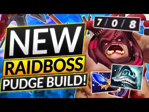 NEW PUDGE BUILD Makes You IMMORTAL - UNKILLABLE RAID BOSS - Dota 2 Guide