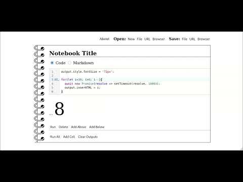 Javascript Notebook video thumbnail