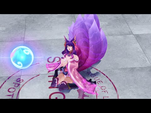 Spirit Blossom Ahri Rose Quartz Chroma (Chroma Skin Showcase)