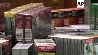 Illegal cigarettes and tobacco seized in Hong Kong