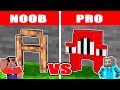Minecraft NOOB vs PRO: TINY ALPHABET LORE Build Challenge!