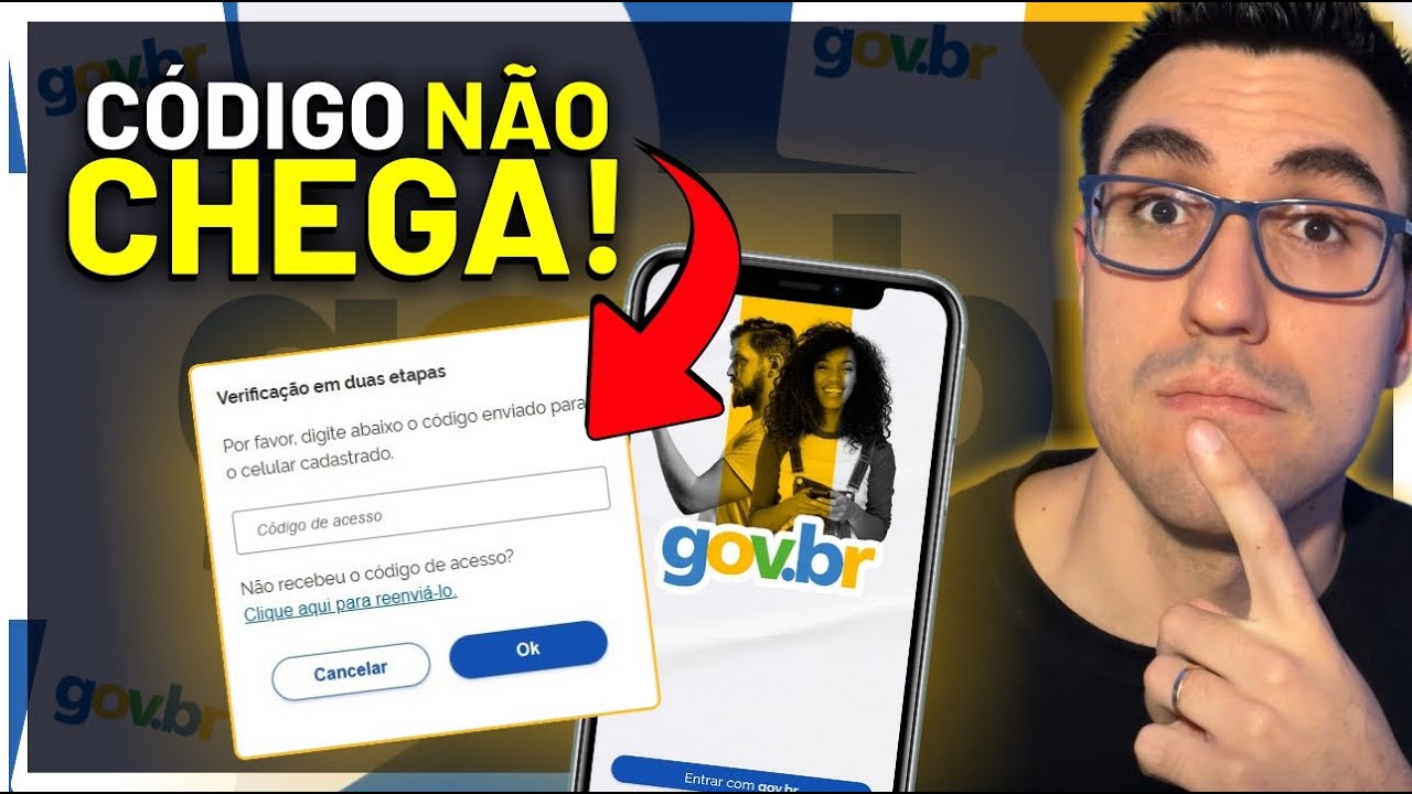 CÓDIGO NÃO CHEGA! SMS DE VERIFICAÇÃO EM DUAS ETAPAS GOV.BR | SOLUÇÃO DENIFITIVA!