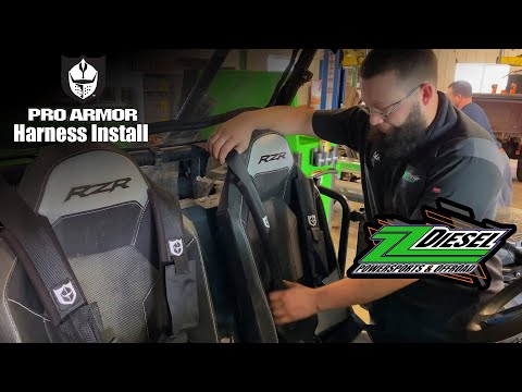 ZZ Powersports: Pro Armor Harness install on Polaris RZR