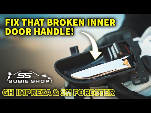 Fix That Broken Inner Door Handle On your Subaru Impreza/ Forester
