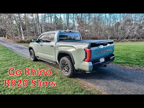 Go Rhino RB20 Slim Line, 2022 Toyota Tundra TRD Pro...Install/Review